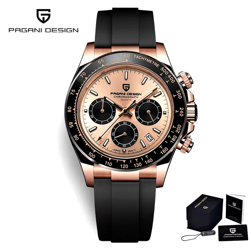 2025 New Men'S Watches Quartz Business Watch Mens Watches Top Brand Luxury Watch Men Chronograph VK63 Reloj Hombre