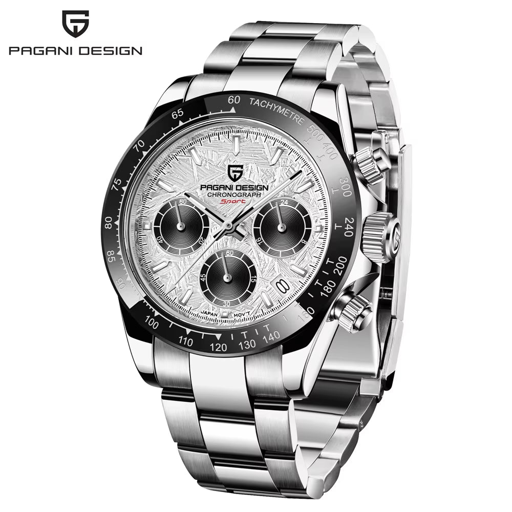2025 New Men'S Watches Quartz Business Watch Mens Watches Top Brand Luxury Watch Men Chronograph VK63 Reloj Hombre