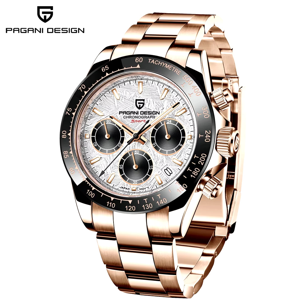 2025 New Men'S Watches Quartz Business Watch Mens Watches Top Brand Luxury Watch Men Chronograph VK63 Reloj Hombre