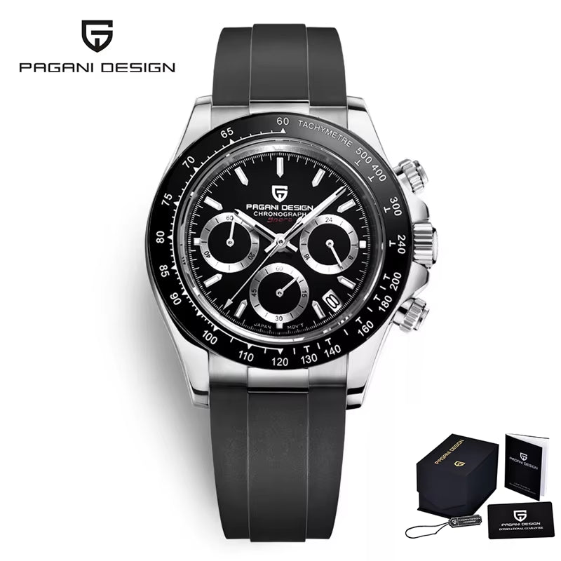 2025 New Men'S Watches Quartz Business Watch Mens Watches Top Brand Luxury Watch Men Chronograph VK63 Reloj Hombre