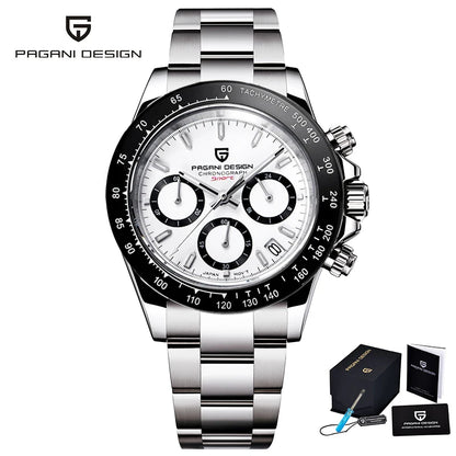 2025 New Men'S Watches Quartz Business Watch Mens Watches Top Brand Luxury Watch Men Chronograph VK63 Reloj Hombre