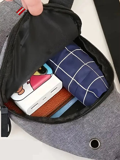 Neutral Brand Men'S and Women'S Business Travel Backpacks with Single-Layer Pockets Made of Nylon Material