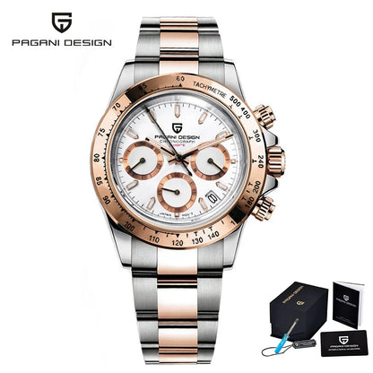 2025 New Men'S Watches Quartz Business Watch Mens Watches Top Brand Luxury Watch Men Chronograph VK63 Reloj Hombre